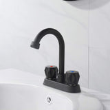 2 Handle Bathroom Sink Faucet