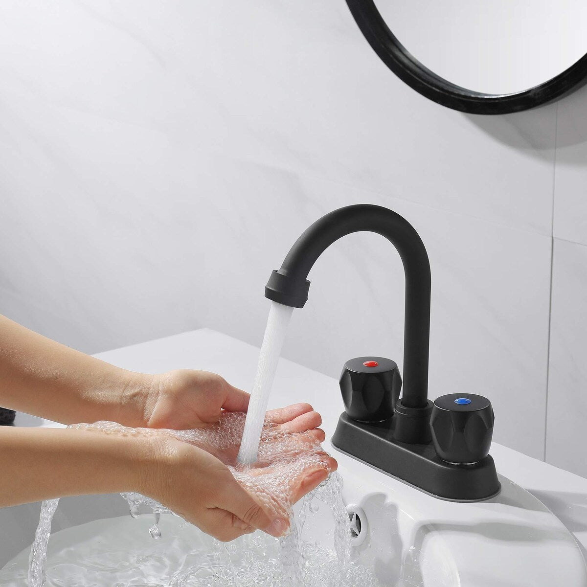 2 Handle Bathroom Sink Faucet