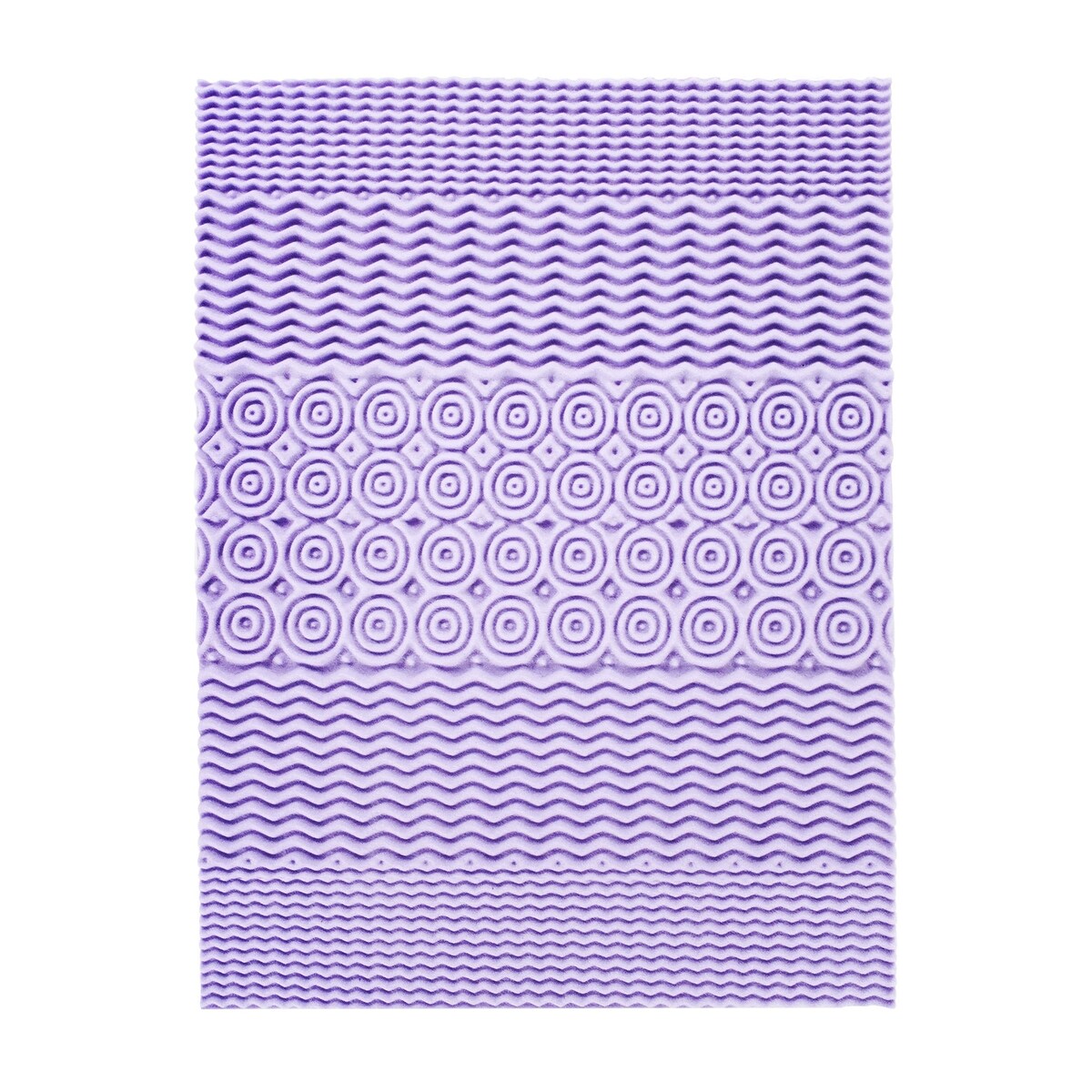 2 Inch 5-Zone Memory Foam Mattress Topper with Lavender Infusion