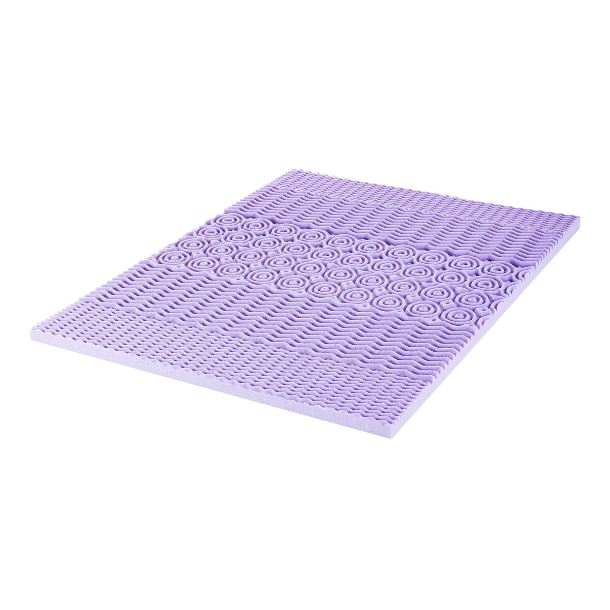2 Inch 5-Zone Memory Foam Mattress Topper with Lavender Infusion