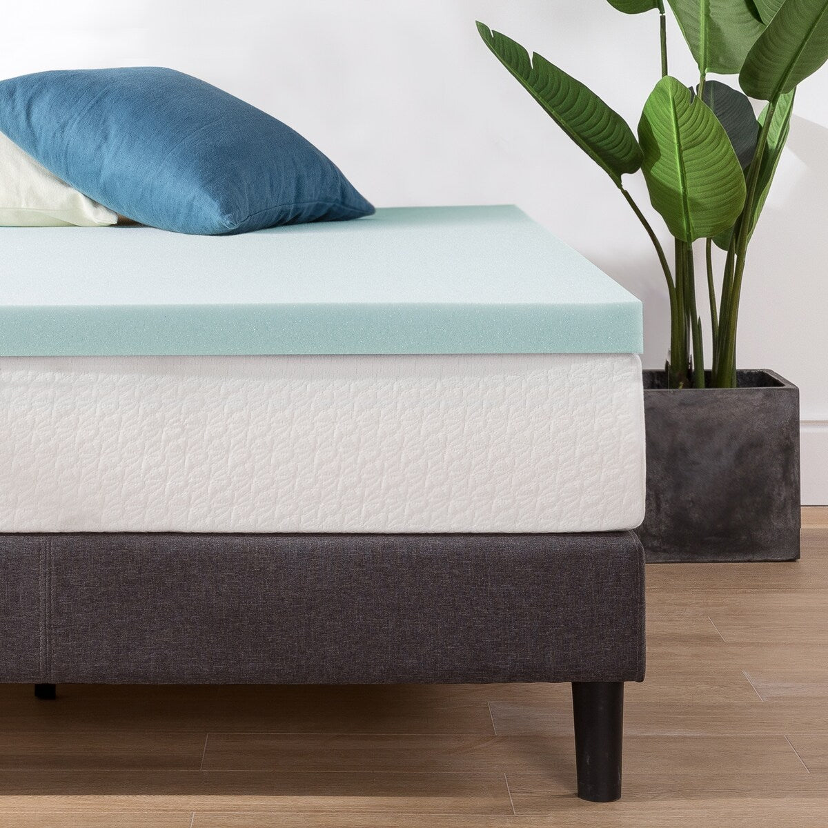 2 Inch Ventilated Gel Memory Foam Mattress Topper