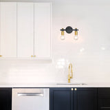 2-Light Bathroom Light Fixture Vintage Wall Sconces Lighting for Bedroom Kitchen Entryway Hallway Living Room