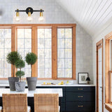 2-Light Bathroom Light Fixture Vintage Wall Sconces Lighting for Bedroom Kitchen Entryway Hallway Living Room