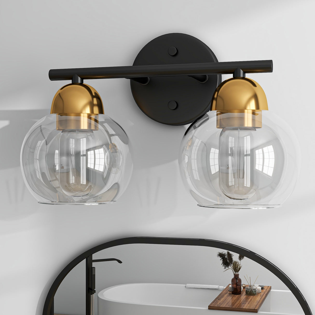 2-Light Bathroom Vanity Light