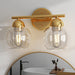 2-Light Bathroom Vanity Light