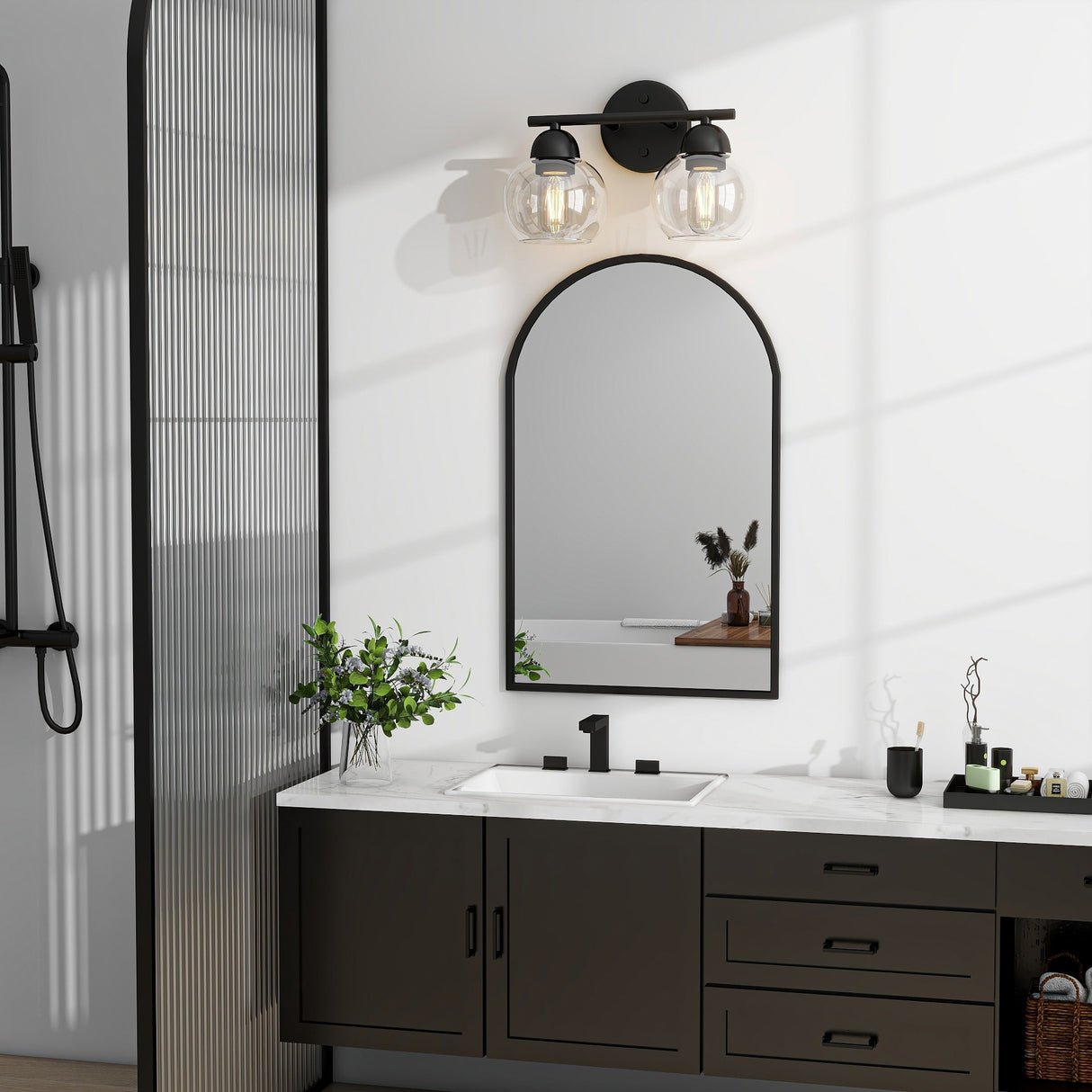 2-Light Bathroom Vanity Light