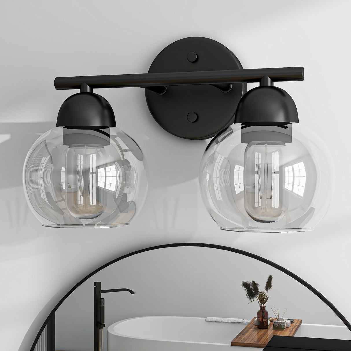 2-Light Bathroom Vanity Light