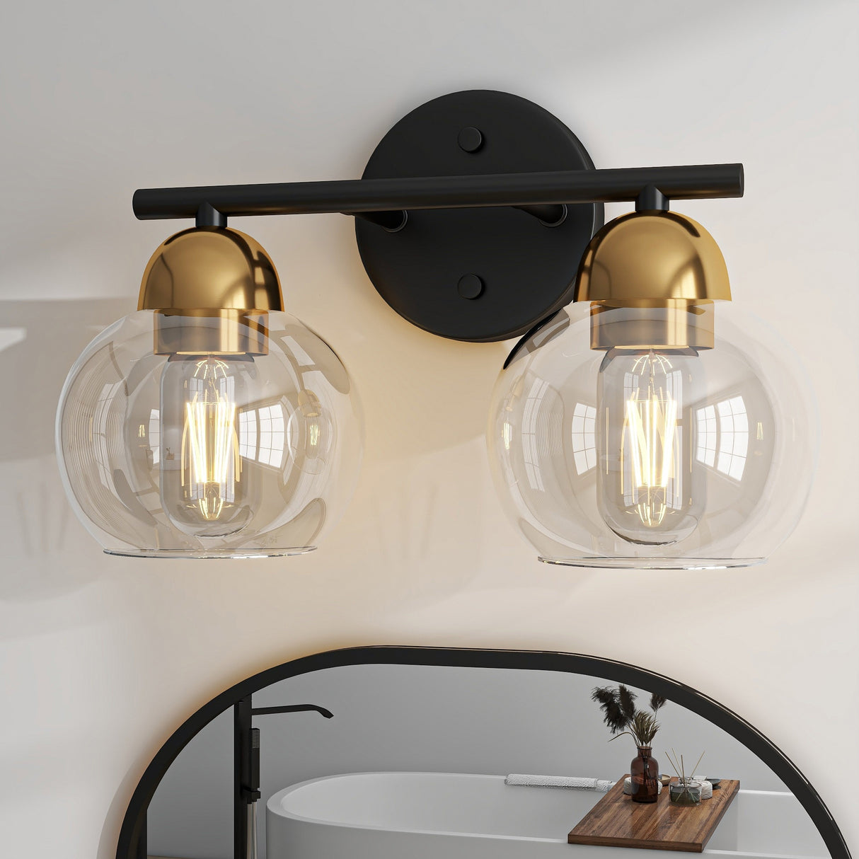 2-Light Bathroom Vanity Light