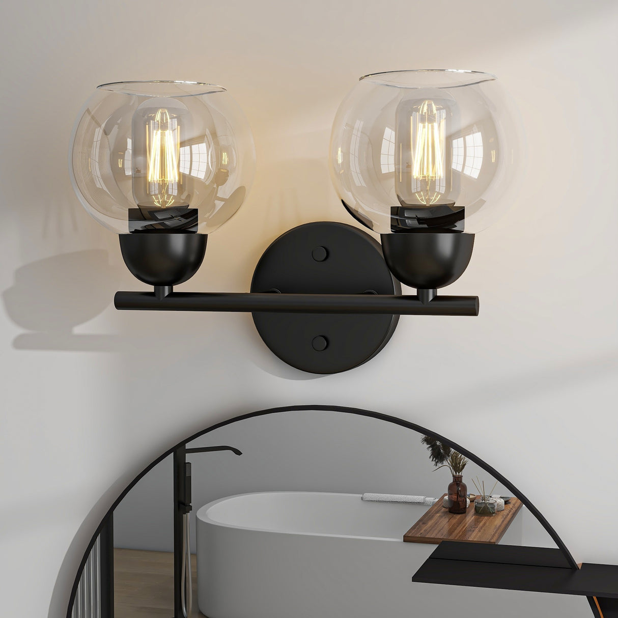 2-Light Bathroom Vanity Light