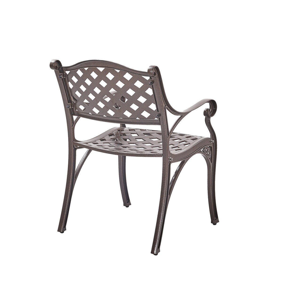 2 PC Elizabeth Cast Aluminum Chair