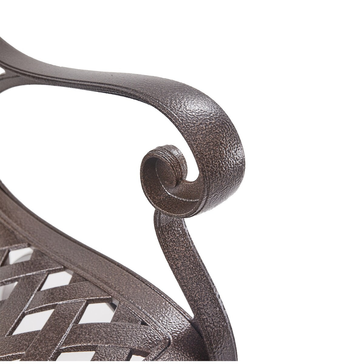 2 PC Elizabeth Cast Aluminum Chair