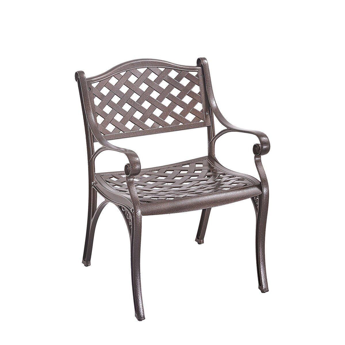 2 PC Elizabeth Cast Aluminum Chair