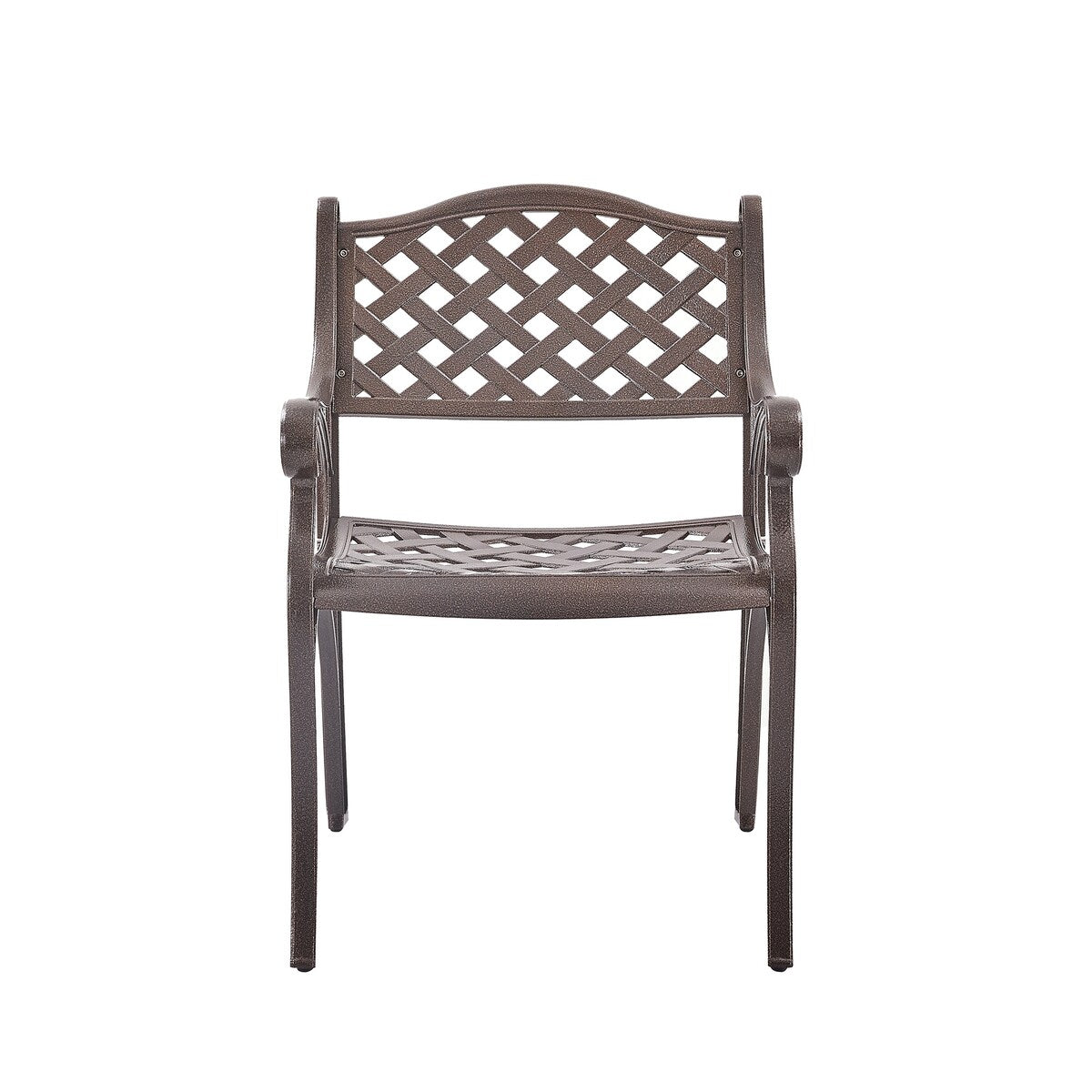 2 PC Elizabeth Cast Aluminum Chair
