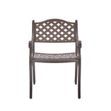 2 PC Elizabeth Cast Aluminum Chair