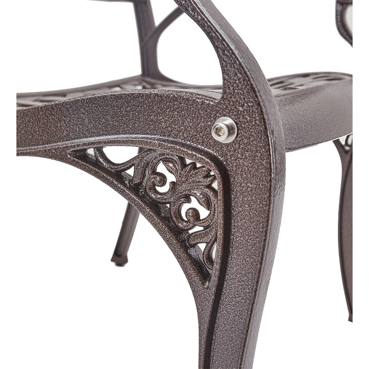 2 PC Elizabeth Cast Aluminum Chair