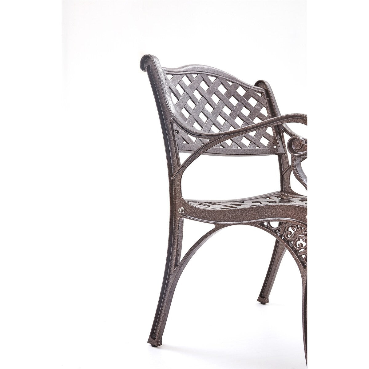 2 PC Elizabeth Cast Aluminum Chair