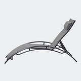 2 PCS Set Outdoor Lounge Chair