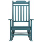 2 Pack All-Weather Faux Wood Rocking Chair - Patio and Yard Furniture