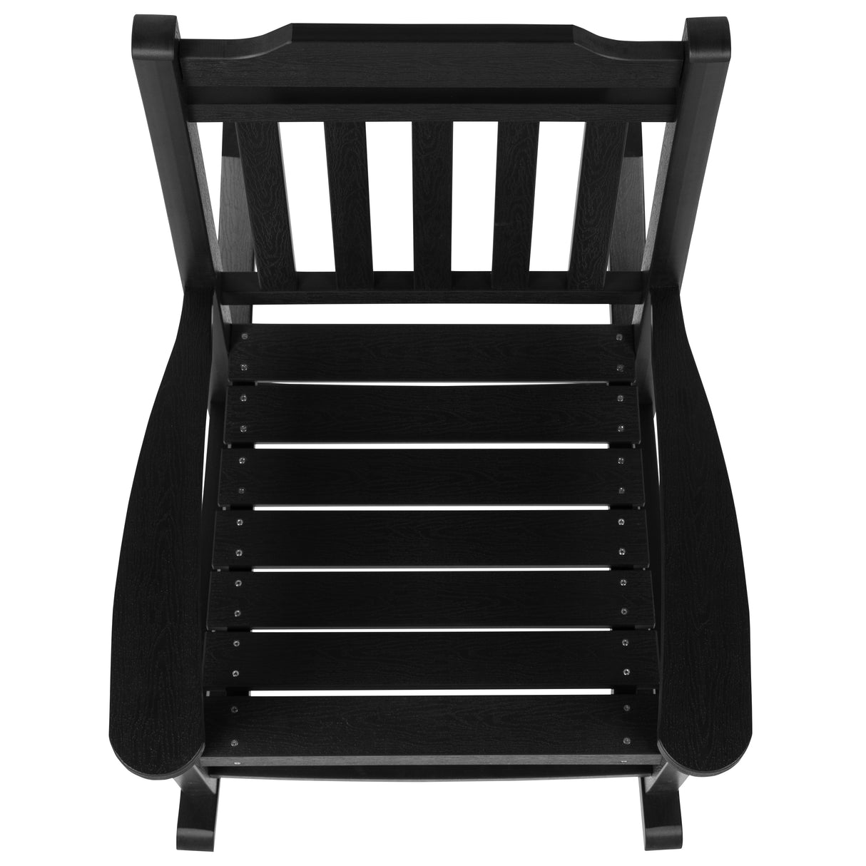 2 Pack All-Weather Faux Wood Rocking Chair - Patio and Yard Furniture