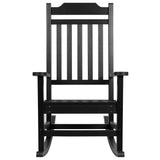 2 Pack All-Weather Faux Wood Rocking Chair - Patio and Yard Furniture