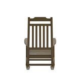2 Pack All-Weather Faux Wood Rocking Chair - Patio and Yard Furniture