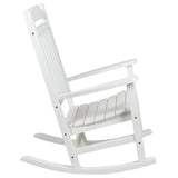 2 Pack All-Weather Faux Wood Rocking Chair - Patio and Yard Furniture
