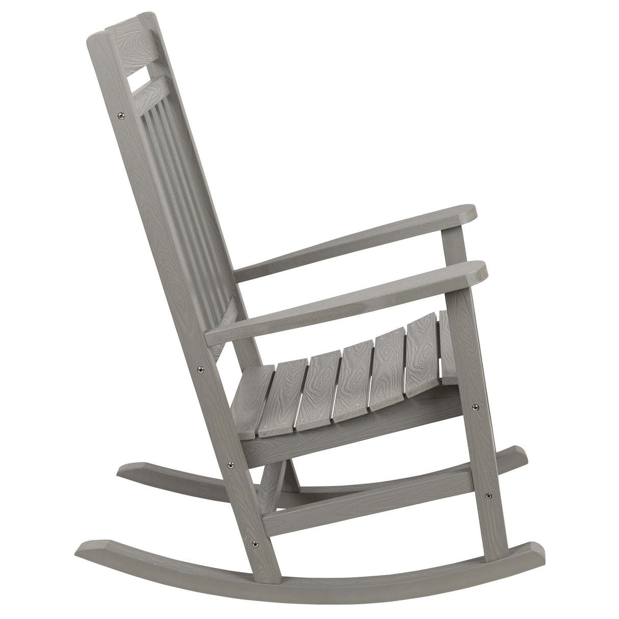 2 Pack All-Weather Faux Wood Rocking Chair - Patio and Yard Furniture