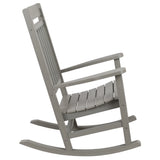 2 Pack All-Weather Faux Wood Rocking Chair - Patio and Yard Furniture