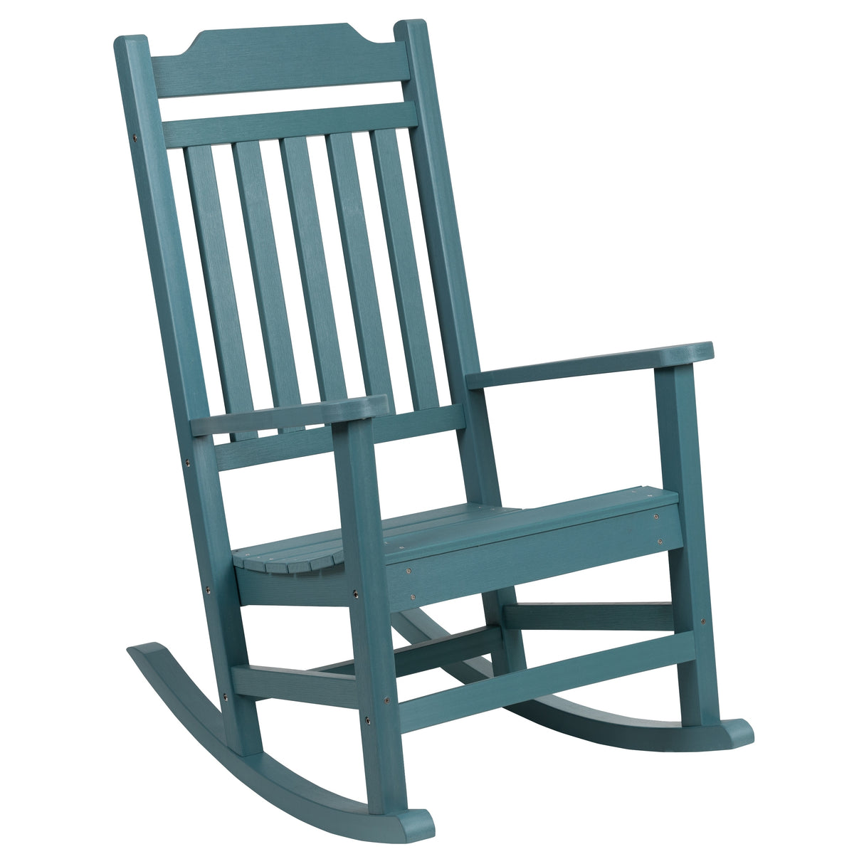 2 Pack All-Weather Faux Wood Rocking Chair - Patio and Yard Furniture