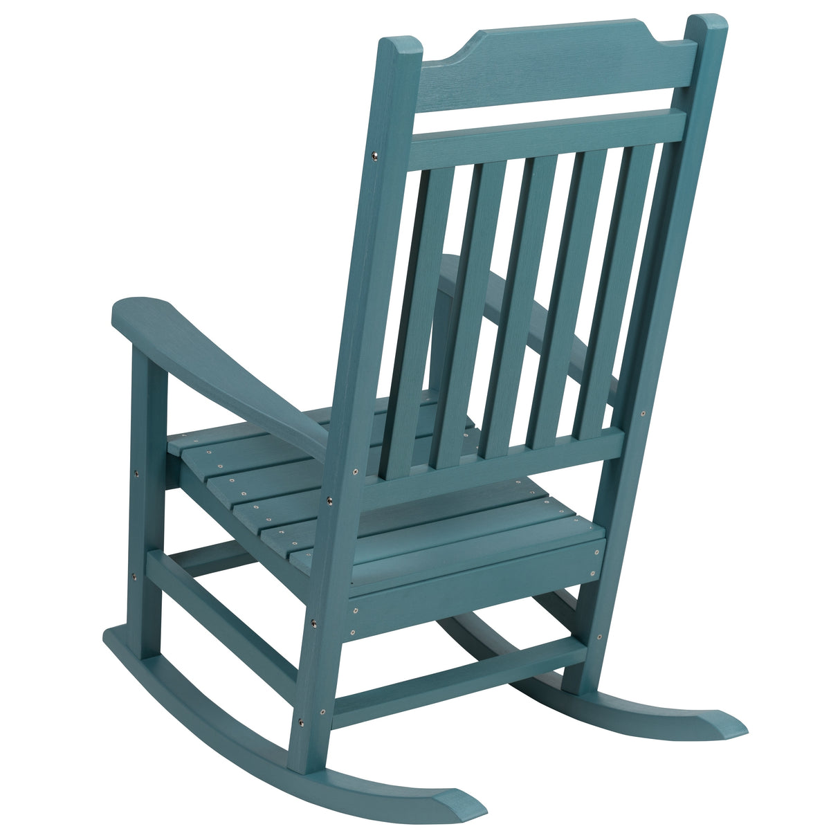 2 Pack All-Weather Faux Wood Rocking Chair - Patio and Yard Furniture