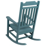 2 Pack All-Weather Faux Wood Rocking Chair - Patio and Yard Furniture