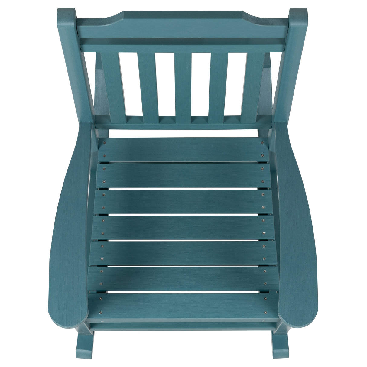 2 Pack All-Weather Faux Wood Rocking Chair - Patio and Yard Furniture