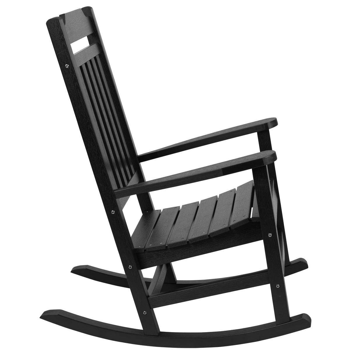 2 Pack All-Weather Faux Wood Rocking Chair - Patio and Yard Furniture