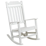 2 Pack All-Weather Faux Wood Rocking Chair - Patio and Yard Furniture