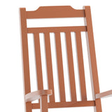 2 Pack All-Weather Faux Wood Rocking Chair - Patio and Yard Furniture