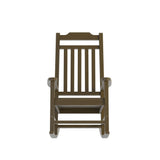 2 Pack All-Weather Faux Wood Rocking Chair - Patio and Yard Furniture