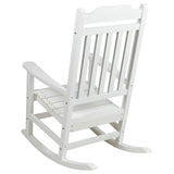 2 Pack All-Weather Faux Wood Rocking Chair - Patio and Yard Furniture