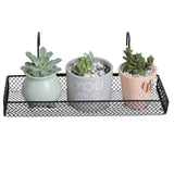 2 Pack Space-Saving Wall Storage Rack Plant Stand Shelf