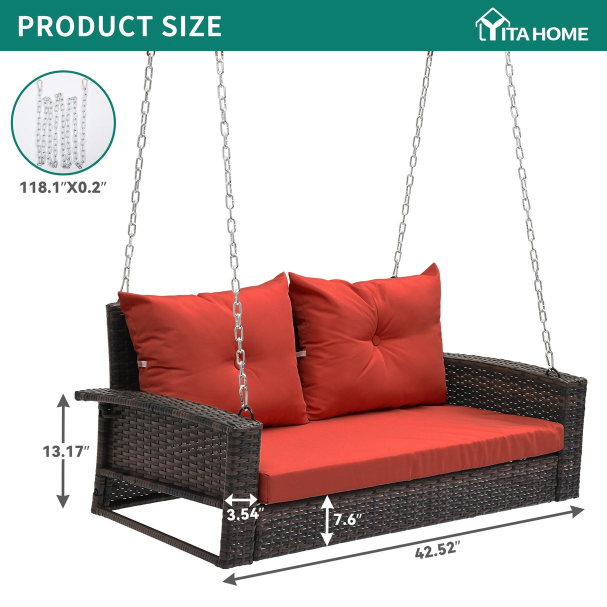 2 Person Porch Swing