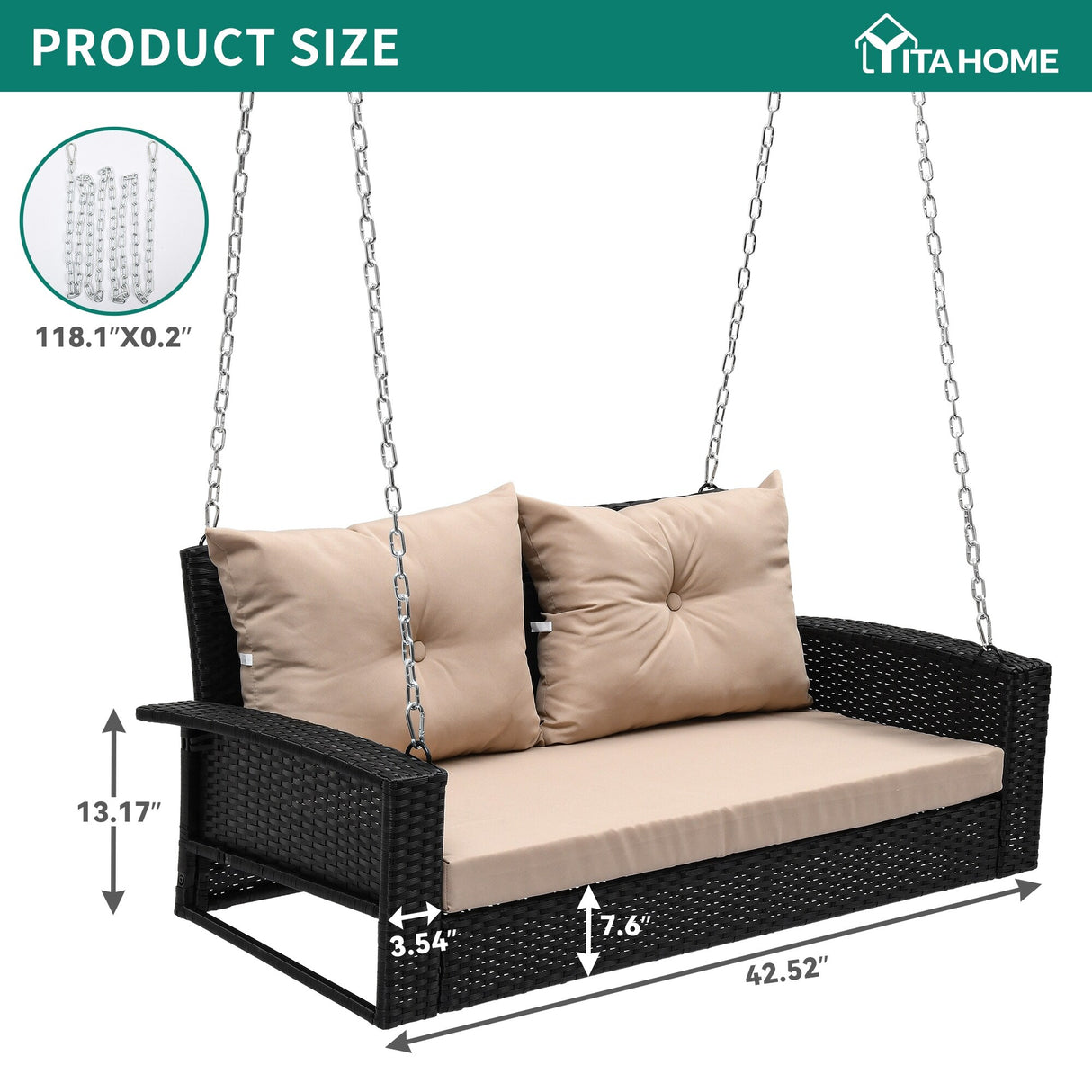 2 Person Porch Swing