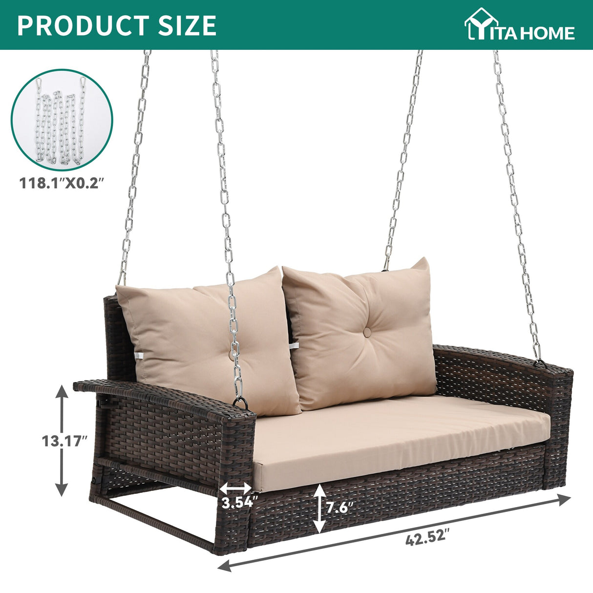 2 Person Porch Swing