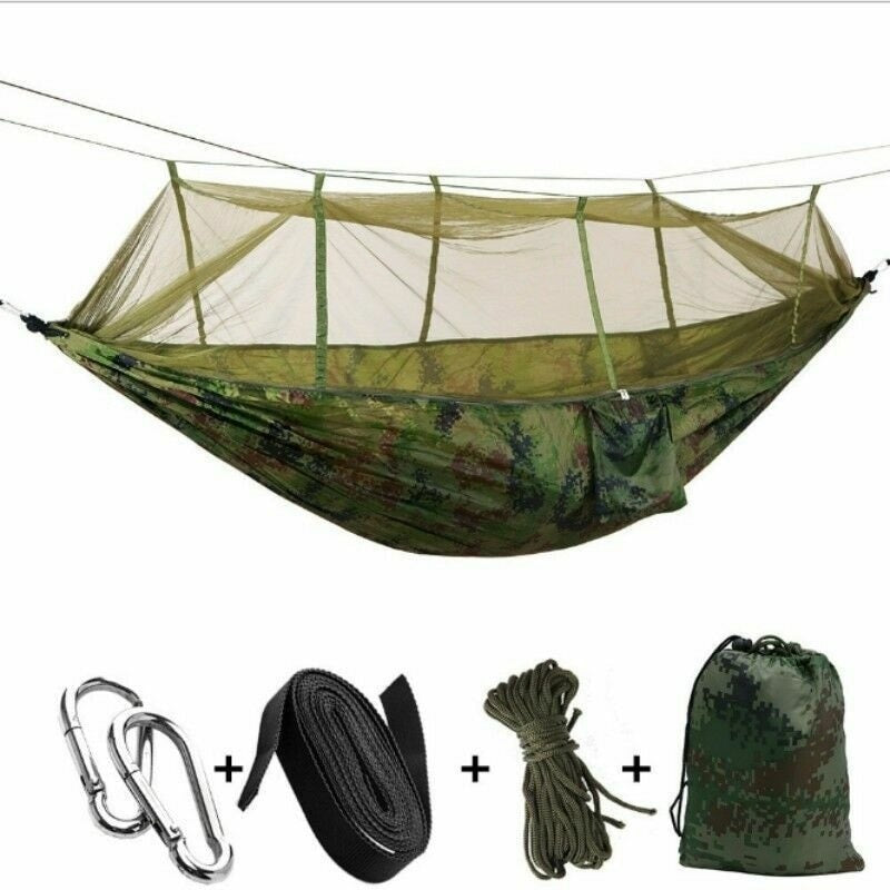 2 Persons Camping Hammock Tent With Mosquito Net