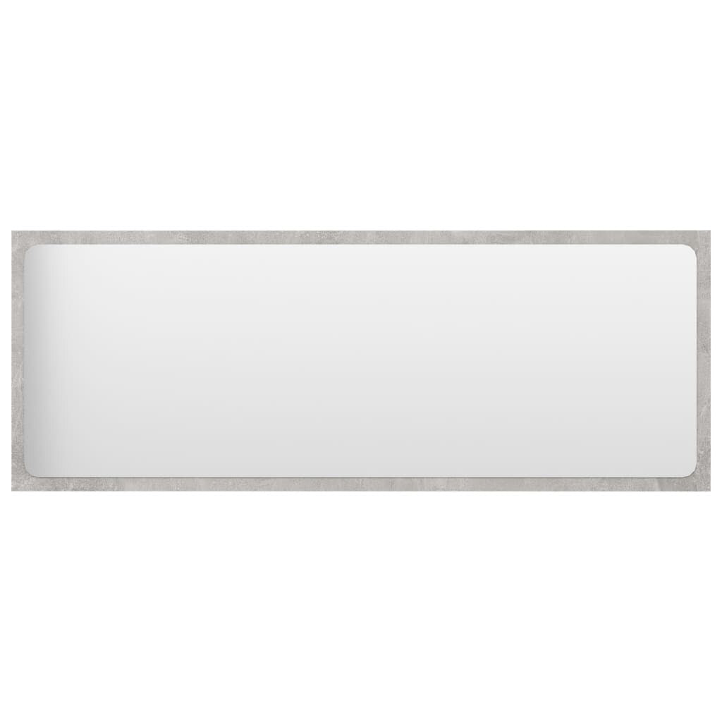 2 Piece Bathroom Furniture Set Concrete Gray Chipboard