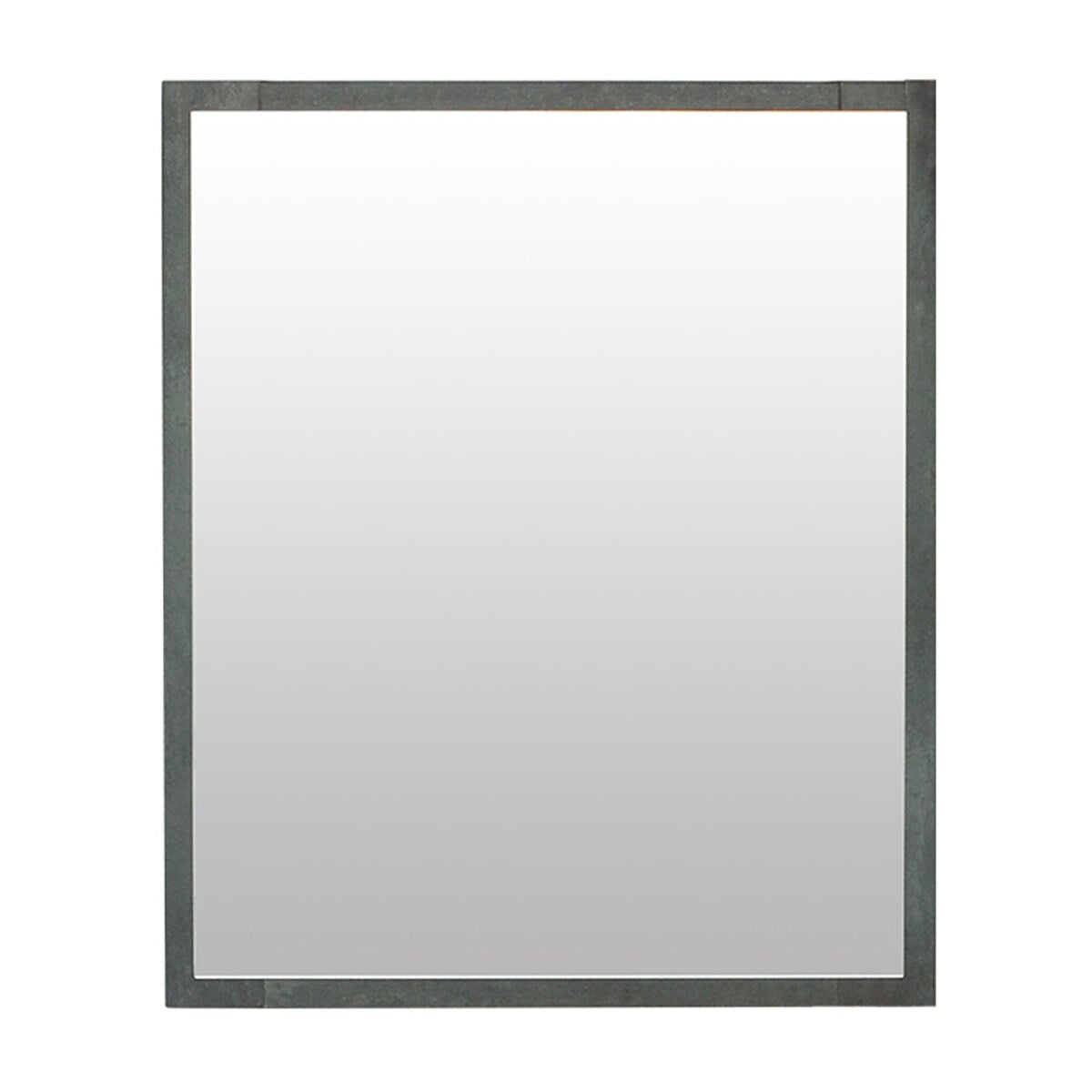 2 Piece Bathroom Vanity with 2 Door Storage, Gray