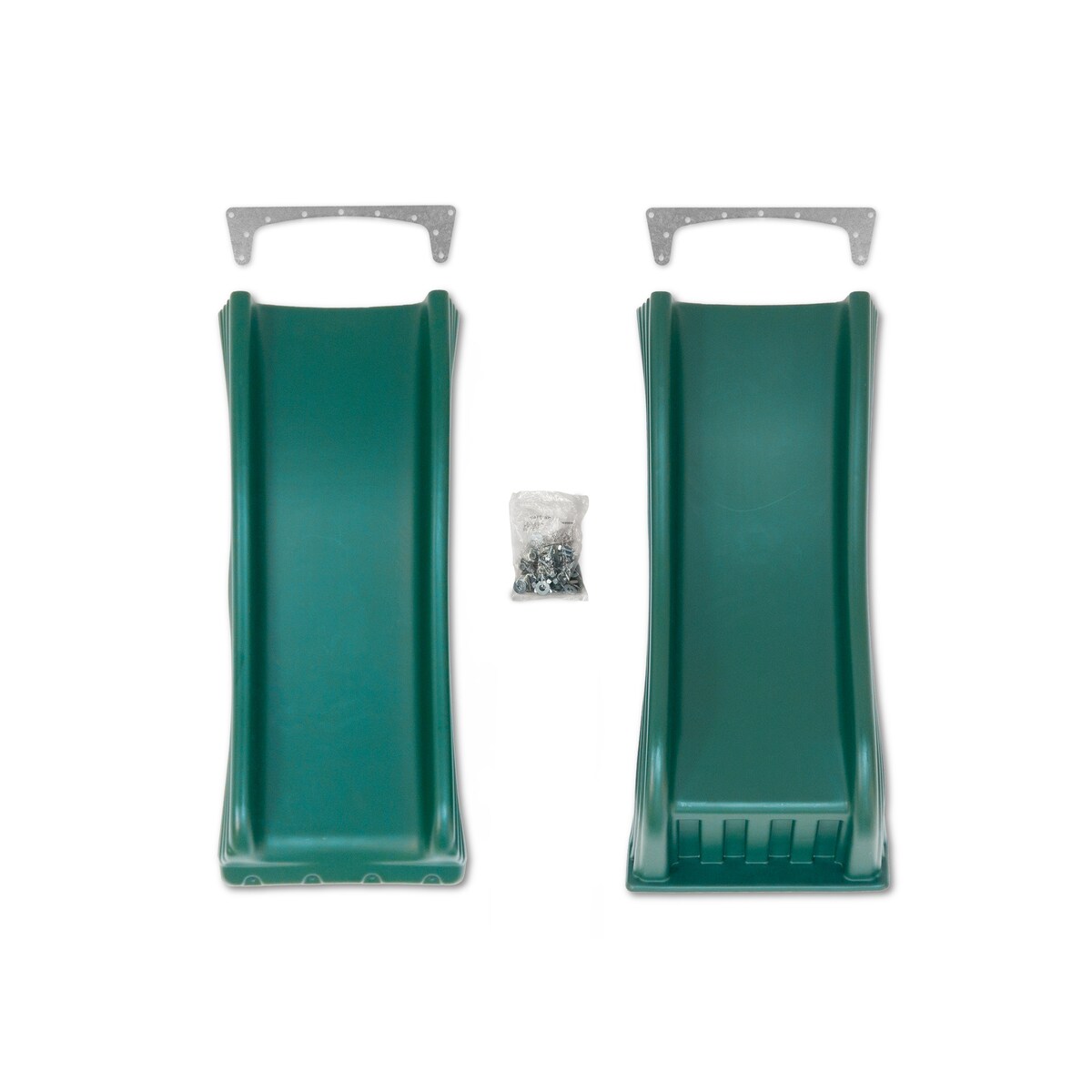 Swing-N-Slide 2-Piece Cool Wave Slide - Green - 90" L x 21" W x 8" H