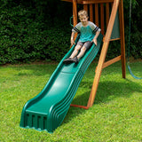 Swing-N-Slide 2-Piece Cool Wave Slide - Green - 90" L x 21" W x 8" H