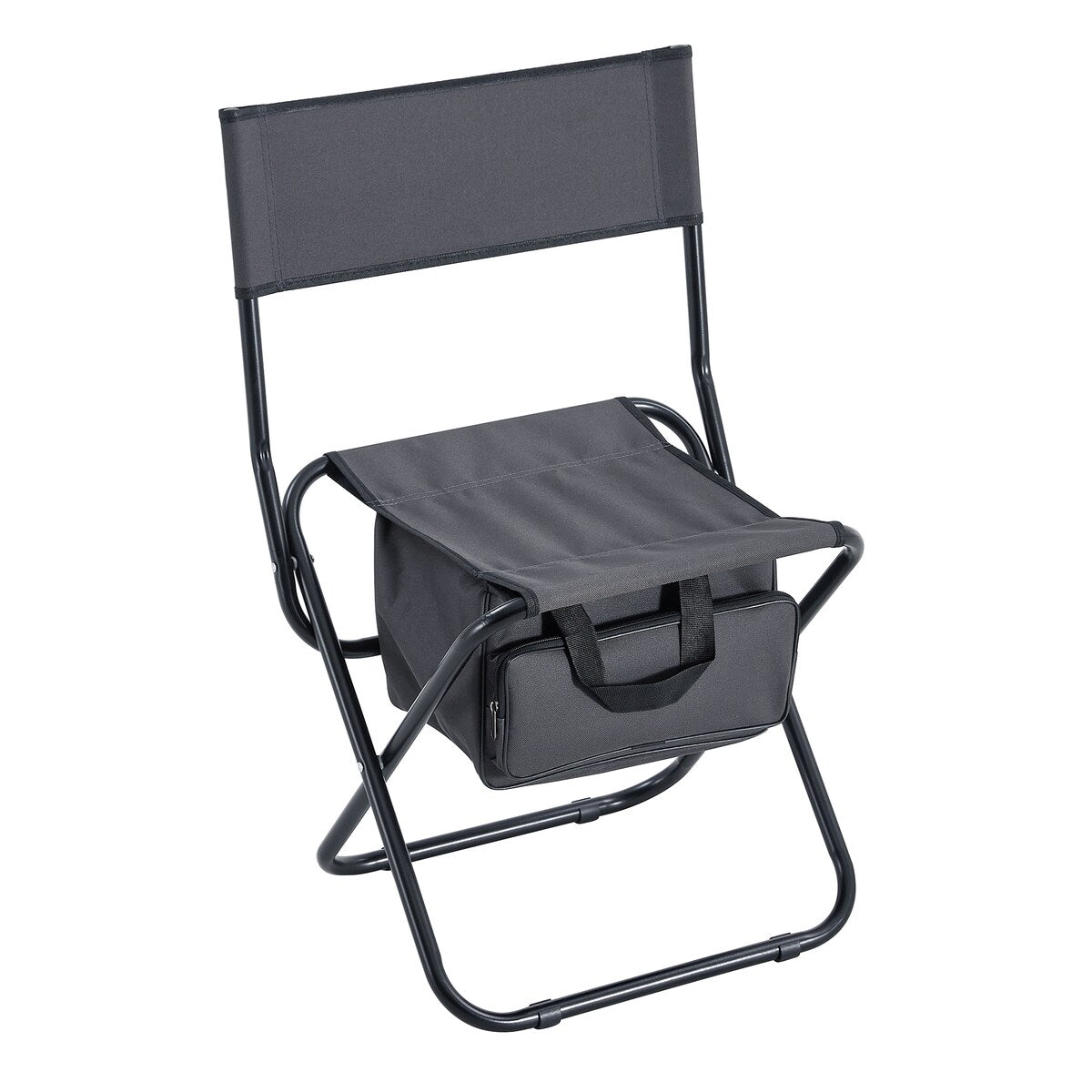 2-Piece Folding Outdoor Chair with Storage Bag,Portable Chair for Indoor,Outdoor Camping,Picnics and Fishing