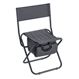 2-Piece Folding Outdoor Chair with Storage Bag,Portable Chair for Indoor,Outdoor Camping,Picnics and Fishing