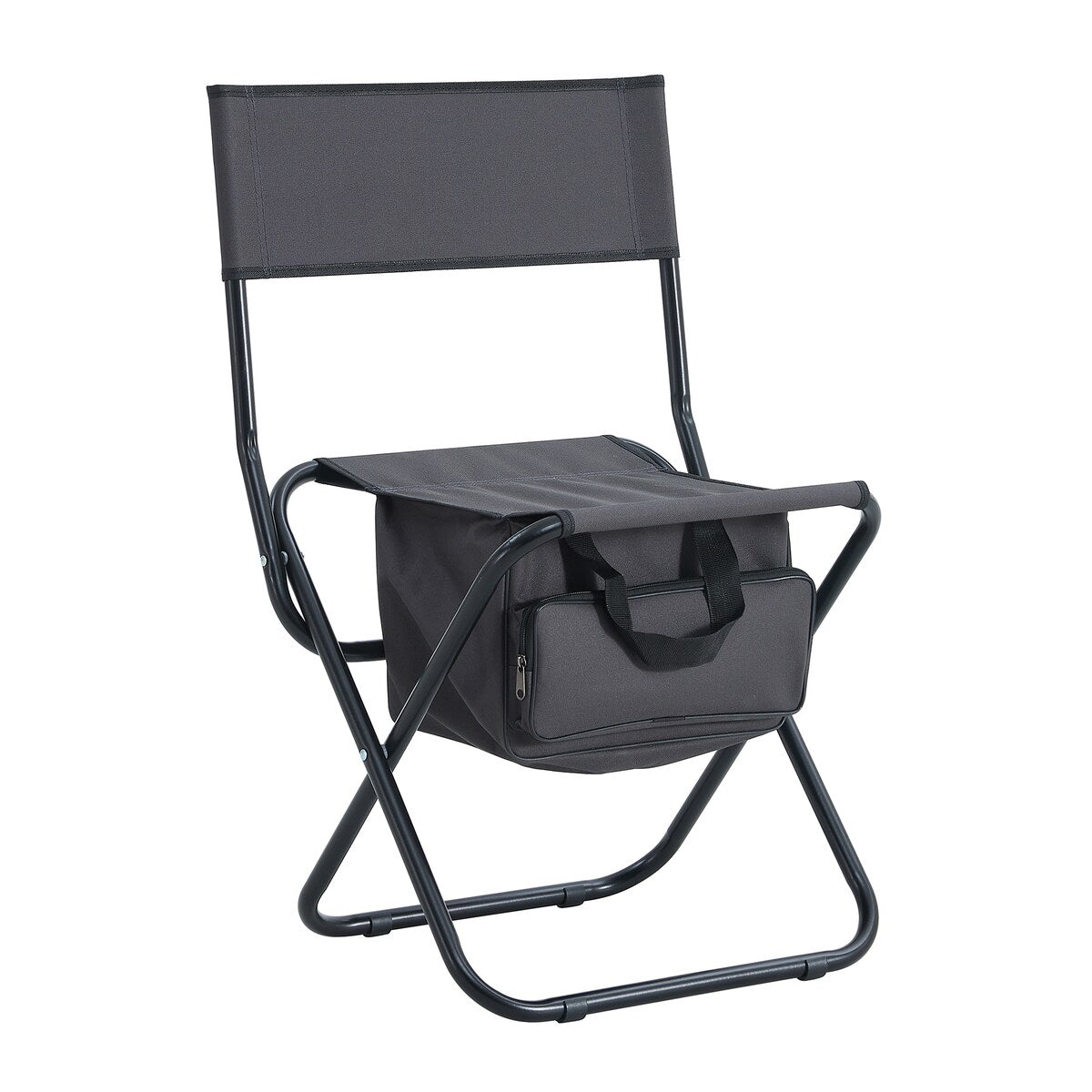 2-Piece Folding Outdoor Chair with Storage Bag,Portable Chair for Indoor,Outdoor Camping,Picnics and Fishing