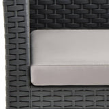 2 Piece Garden Lounge Set with Cushions PP Anthracite